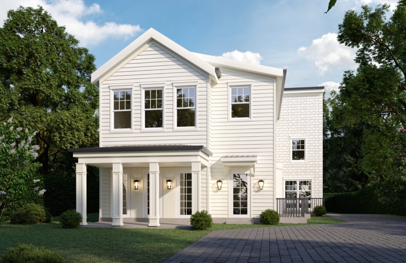 Chevy Chase Shingled Colonial — project detail 1