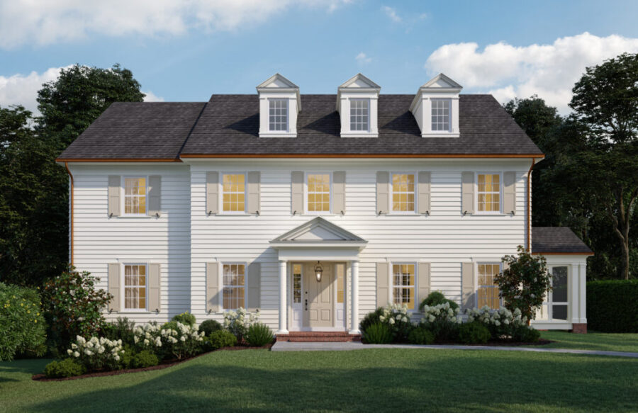 Timeless Wesley Heights Residence architectural rendering
